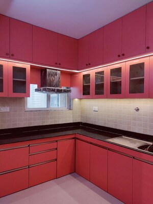 Kitchen in 3 BHK Apartment at Aditya Imperial Heights, Hafeezpet – for Rent