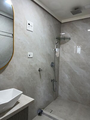 Bathroom in 2 BHK Apartment at Sea Lord, Cuffe Parade – for Rent