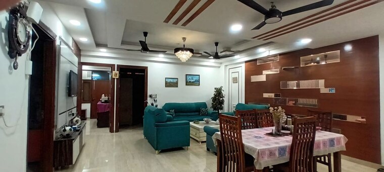Living Room, vasundhara sector 5 4 Bedroom 162 Sq.Mt. Builder Floor In Vasundhara Sector 5 Ghaziabad 10407759