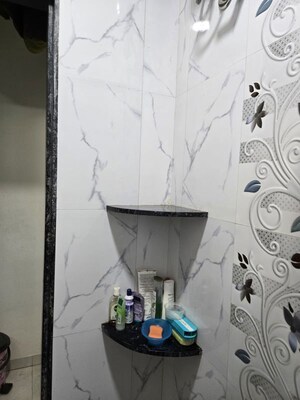 Bathroom in 1 BHK Apartment at Rohan Takshila, Andheri East – for Rent