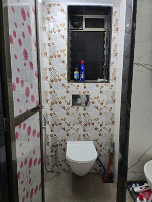 Bathroom in 1 BHK Apartment at Rohan Takshila, Andheri East – for Rent