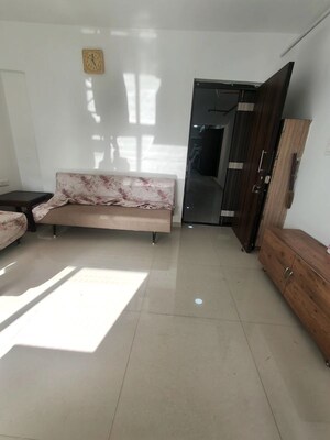 Living Room in 1 BHK Apartment at Sushanku Avenue 36, Goregaon West – for Rent