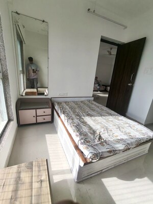Bedroom in 1 BHK Apartment at Sushanku Avenue 36, Goregaon West – for Rent
