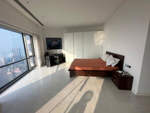 Living Room in 4 BHK Apartment at Lodha The World Towers World One Tier 2, Worli – for Rent