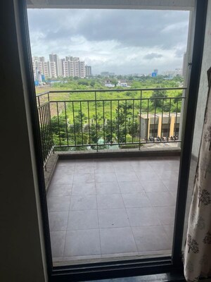 Balcony in 2 BHK Apartment at Shapoorji Pallonji Joyville Hinjewadi, Hinjewadi – for Rent