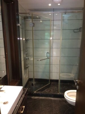 Bathroom in 4 BHK Builder Floor at Safdarjung Development Area – for Rent