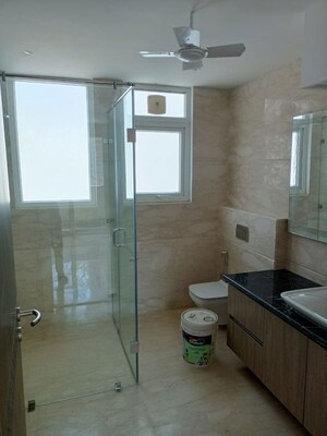 Bathroom in 4 BHK Builder Floor at Safdarjung Development Area – for Rent