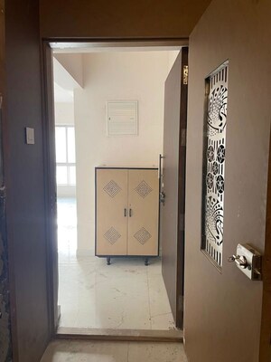 Bathroom in 2 BHK Apartment at Marathon Cosmos, Mulund West – for Rent