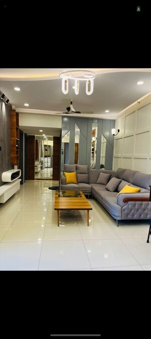 Living Room in 3 BHK Apartment at Kolte Patil Western Avenue, Wakad – for Rent