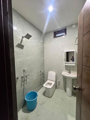 Bathroom in 1 BHK Builder Floor at Dehradun Cantt – for Rent