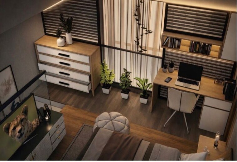 Bedroom, m3m-corner-walk Studio 1033 Sq.Ft. Apartment In Sector 74 Gurgaon 10407997