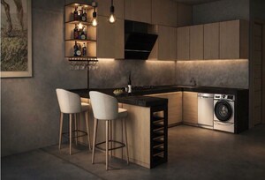 Kitchen in Studio Apartment at M3M Corner Walk, Sector 74 – for Rent