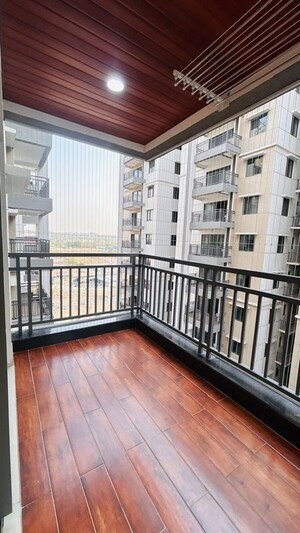 Balcony in 3 BHK Apartment at GHR Titania, Kondapur – for Rent