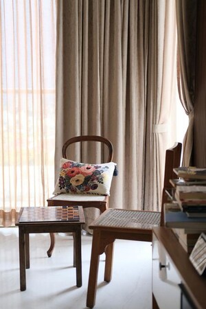 Living Room in 2 BHK Apartment at Bhartiya Leela Residences, Thanisandra Main Road – for Sale