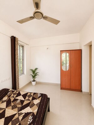 Bedroom in 2.5 BHK Apartment at Rama Air Castle, Hinjewadi – for Rent