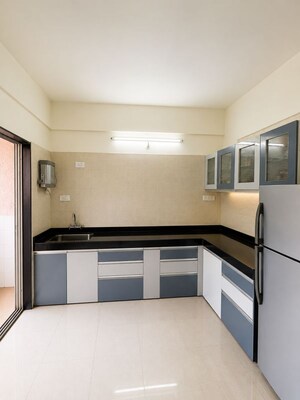 Kitchen in 2.5 BHK Apartment at Rama Air Castle, Hinjewadi – for Rent