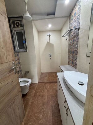 Bathroom in 3 BHK Builder Floor at Palam Vihar Residents Association, Palam Vihar – for Rent