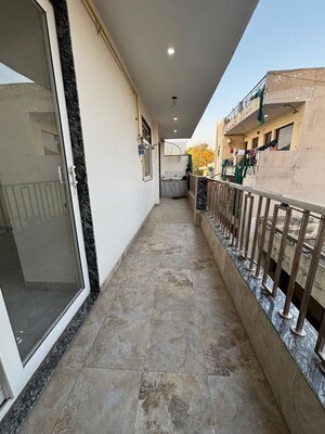 Balcony in 3 BHK Builder Floor at Palam Vihar Residents Association, Palam Vihar – for Rent