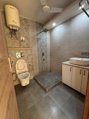 Bathroom in 3 BHK Builder Floor at Palam Vihar Residents Association, Palam Vihar – for Rent