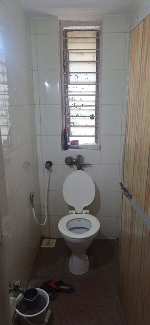 Bathroom in 1 BHK Apartment at Raheja Township, Malad East – for Rent