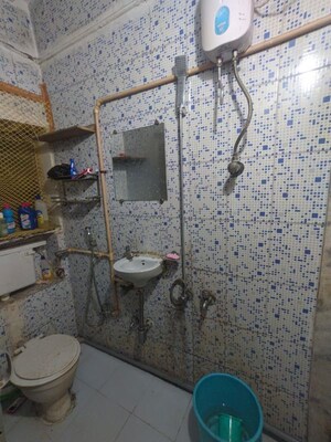 Bathroom in 1 BHK Apartment at Sandesh Nagar – for Rent