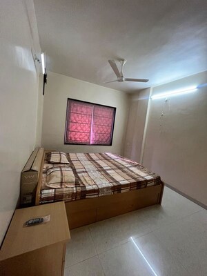 Bedroom in 2 BHK Apartment at Kunal Icon, Pimple Saudagar – for Rent