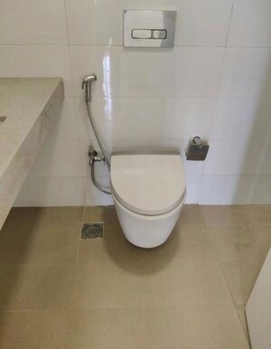 Bathroom in 1 BHK Apartment at Godrej The Trees, Vikhroli East – for Rent