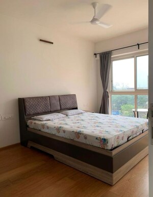 Bedroom in 1 BHK Apartment at Godrej The Trees, Vikhroli East – for Rent
