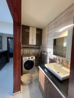 Utility Room in 3 BHK Apartment at Kunal Icon, Pimple Saudagar – for Rent