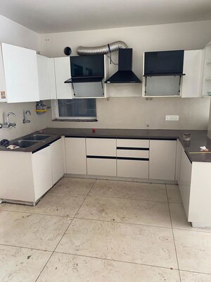 Kitchen in 3 BHK Apartment at Green Valley Residencia, Ghazipur – for Rent