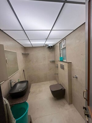 Bathroom in 3 BHK Apartment at Kunal Icon, Pimple Saudagar – for Rent