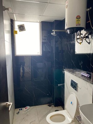 Bathroom in 3 BHK Apartment at Maxxus Elanza, International Airport Road – for Rent