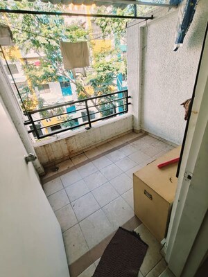 Balcony in 2 BHK Apartment at R B Chaphalkar Silver Coin, Dhayari – for Rent
