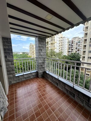 Balcony in 3 BHK Apartment at Dharmavat Sunder Sanskruti, Nanded – for Rent