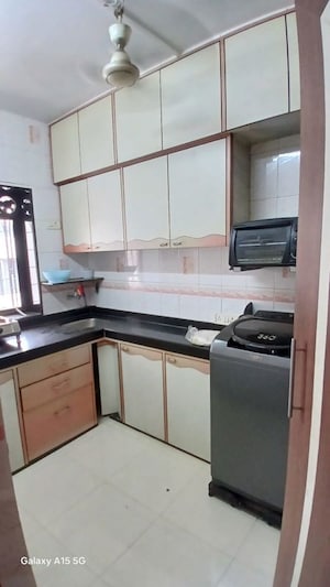Kitchen in 1 RK Apartment at Dheeraj Savera 1, Borivali East – for Rent