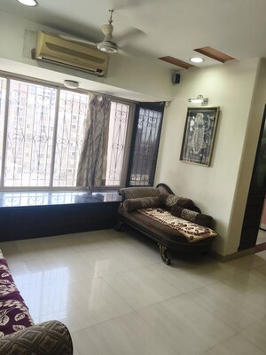 Living Room in 1 BHK Apartment at Shree Vallabh Apartment Malad, Malad West – for Rent
