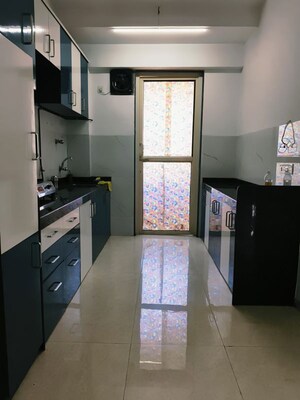 Kitchen in 2 BHK Apartment at Newa Bhakti Park, T.T.C. Industrial Area – for Rent