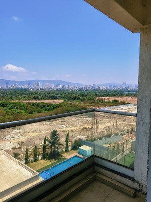 Swimming Pool in 2 BHK Apartment at Newa Bhakti Park, T.T.C. Industrial Area – for Rent
