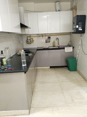 Kitchen in 2 BHK Builder Floor at Malviya Nagar – for Rent