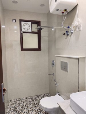 Bathroom in 2 BHK Builder Floor at Malviya Nagar – for Rent
