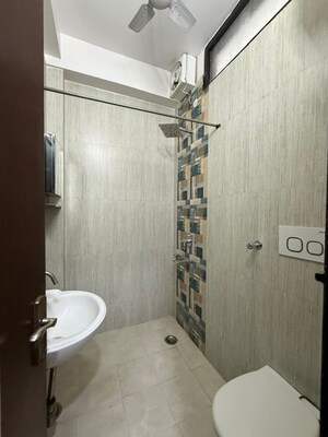 Bathroom in 2 BHK Builder Floor at Kalkaji – for Rent