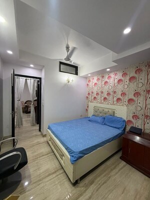 Bedroom in 2 BHK Builder Floor at Kalkaji – for Rent