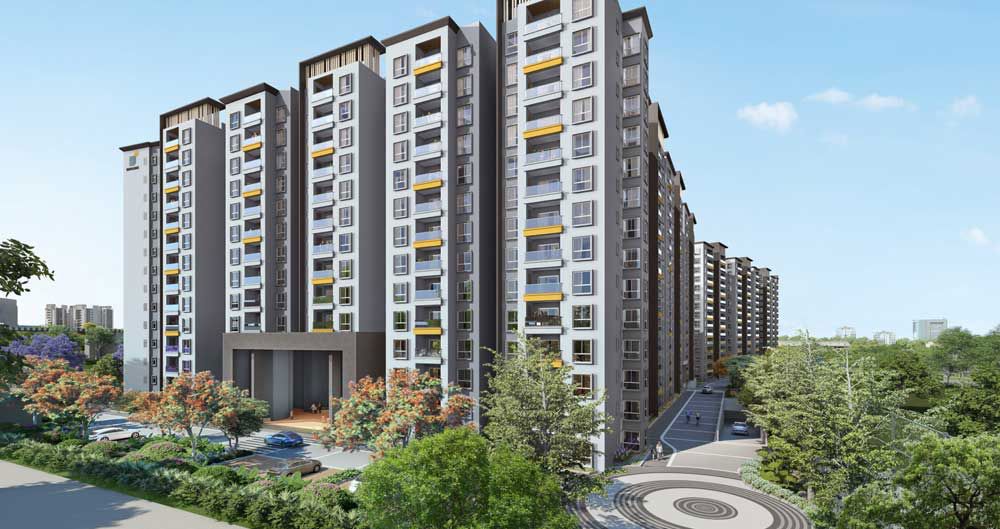 3 BHK + Pooja Room,Study Room 1624 Sq.Ft. Apartment in Brigade Eternia