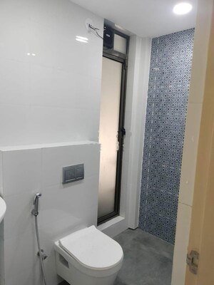 Bathroom in 2.5 BHK Apartment at Raj Infinia, Malad West – for Rent