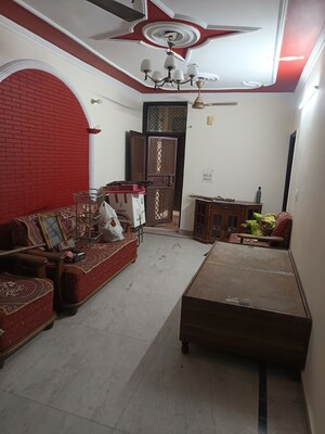 Living Room in 3 BHK Builder Floor at Rohini Sector 11 – for Rent