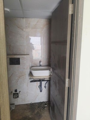 Bathroom in 2 BHK Apartment at Chandak 34 Park Estate, Goregaon West – for Rent