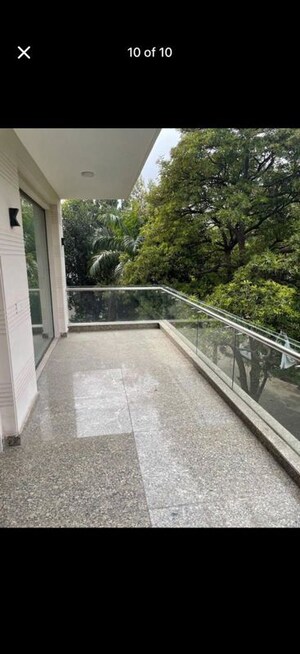 Balcony in 4 BHK Builder Floor at Greater Kailash ii – for Rent