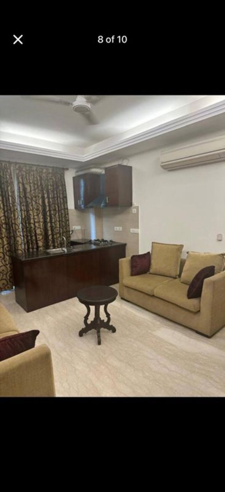 Living Room, greater kailash ii 1 Bedroom 1200 Sq.Ft. Builder Floor In Greater Kailash ii Delhi 10408422