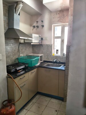 Kitchen in 1 RK Independent House at Sector 72 – for Rent