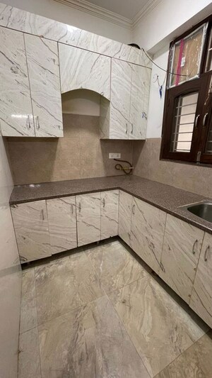 Kitchen in 1 RK Independent House at RWA Apartments Sector 30, Sector 30 – for Rent